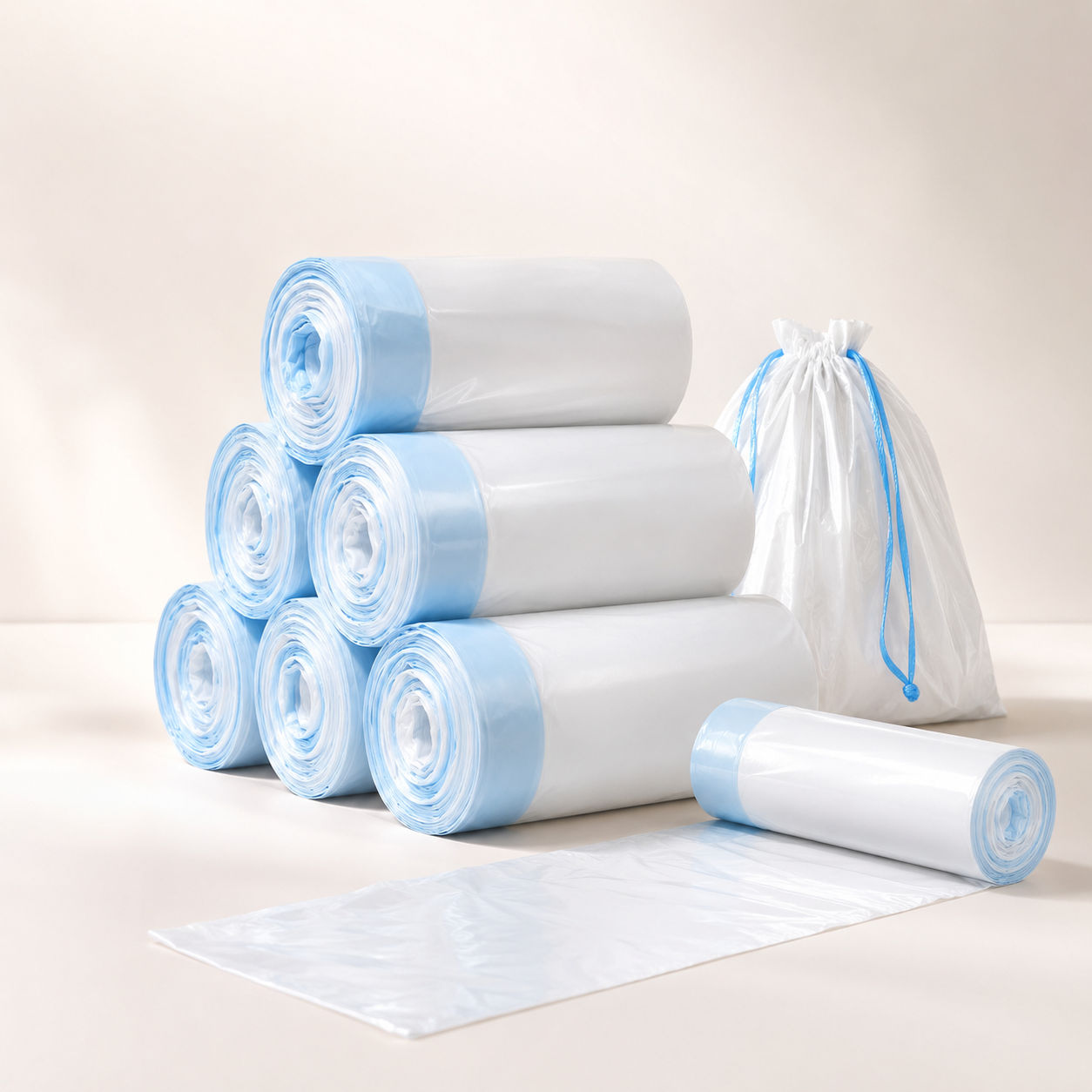Sac de rechange Novacat - Lot de 4 rouleaux / 60 sacs